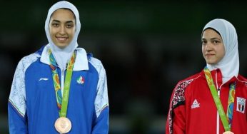 کیمیا علیزاده در المپیک رو به روی یک ایرانی قرار گرفت!
