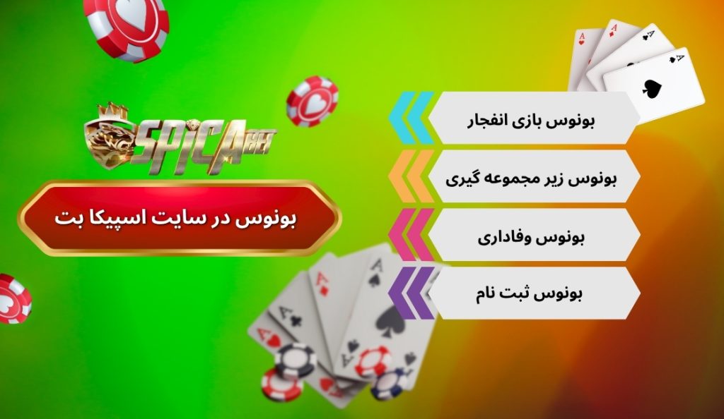 بونوس در سایت شرط بندی اسپیکا بت